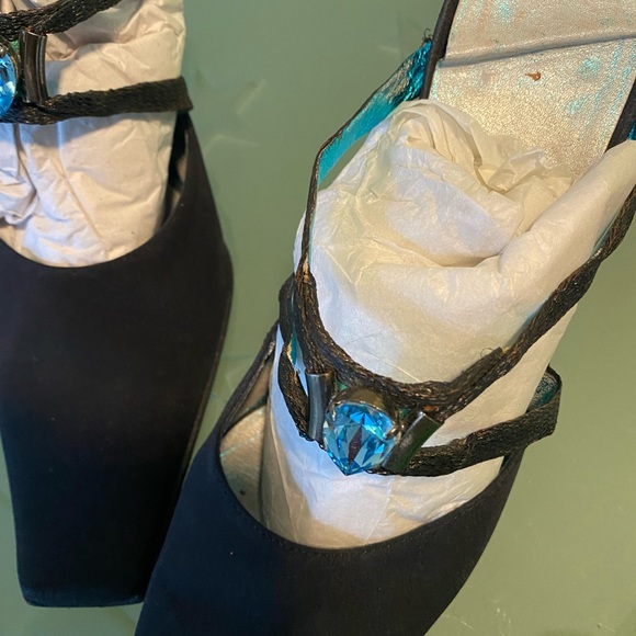 Giuseppe zanotti aquamarine stone heels - Picture 6 of 14